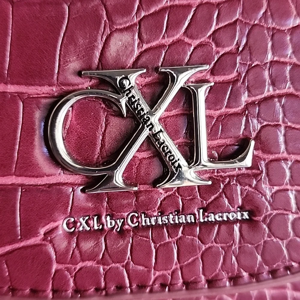 "CXL By Christian Lacroix" Croc Skin Purse โค๏ธ - Picture 2 of 12